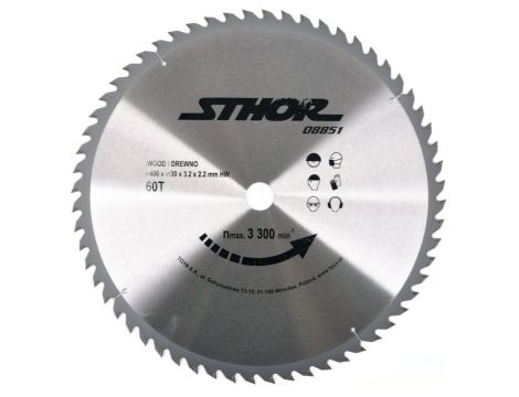 STHOR PIŁA TARCZOWA WIDIOWA 400x30x60z