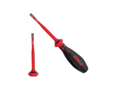 Wkrętak Płasko-Krzyżowy Śrubokręt Izolowany 1000V VDE Slim PZ FL2x100mm