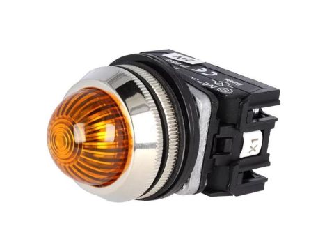 Lampka kontrolna, 30mm, Podświetlenie: LED, żarówka, Ø30,5mm, IP20, NEF30 NEF30-LEG-24VDC