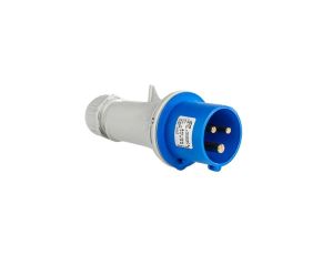 Wtyczka przenośna 16A 3P (2P+E) 230V 6H - niebieska IP44