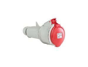 Gniazdo przenośne 32A 4P (3P+E) 400V 6H - czerwone IP44