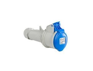 Wtyczka przenośna 32A 3P (2P+E) 230V 6H - niebieska IP44