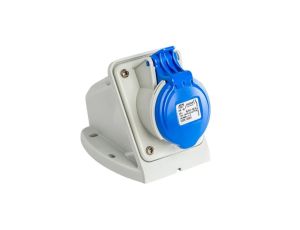 Gniazdo stałe 16A 3P (2P+E) 230V 6H - niebieska IP44