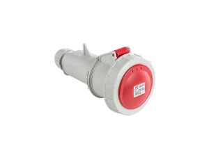 Gniazdo przenośne 32A 4P (3P+E) 400V 6H - czerwone IP67