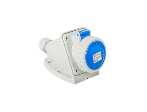 Gniazdo stałe 16A 3P (2P+E) 230V 6H - niebieskie IP67