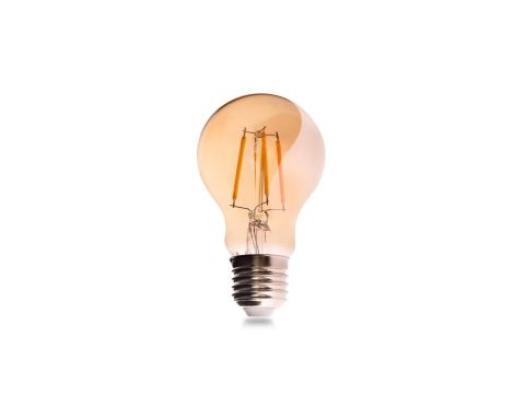 Żarówka LED E27 A60 4W 470lm 2000K filament Amber