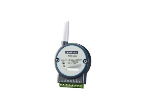 IoT bezprzewodowy moduł wejść i wyjść, Wi-Fi, 8x wejście cyfrowe, 1x RS-485 port, szeroki zakres temperaturowy WISE-4051-B