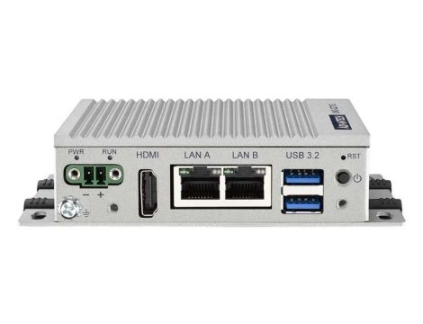 Miniaturowa przemysłowa brama IoT, Intel Pentium N6415, 1x DDR4 8GB, Azure IoT Edge i AWS IoT Greengrass CERT UNO-2271G-N231AE
