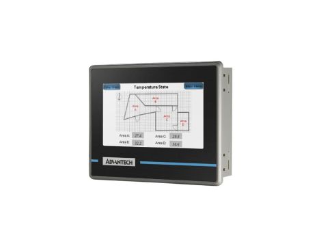 4.3 komputer panelowy WQVGA TFT LED (480x272), rezystancyjna obsługa dotykowa, ARM9 32-bit RISC CPU, IP66, 1x RJ45 WOP-204K-NAE