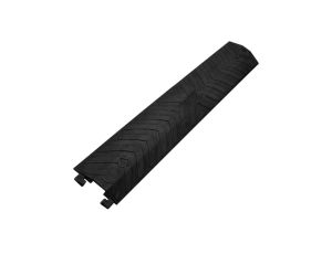 Najazd kablowy Próg ochronny poliuretanowy TPU osłona kabli 1 kanał (do 500kg na oś) czarny 91,4cm NEKU