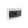 Rozdzielnica natynkowa S-12 (N+PE) 1x12 moduły IP40 306x206x100mm drzwi transparentne dymne NEKU