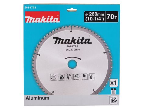 MAKITA PIŁA TARCZOWA  260x30x 70z DO ALUMINIUM - 2