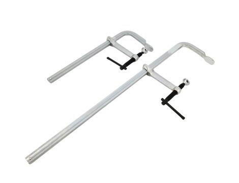 AWTOOLS ŚCISK STOLARSKI KUTY TYP F ŚRUBOWY/ 120x300mm (22x10.6) - 3