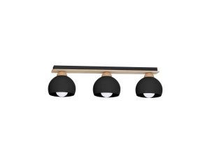Lampa sufitowa DAMA BLACK 3xE27 MLP6560 Milagro