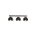 Lampa sufitowa DAMA BLACK 3xE27 MLP6560 Milagro