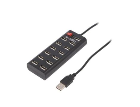 Hub USB, USB A gniazdo x13, USB A wtyk, USB 2.0, Ilość portów: 13 UA0126