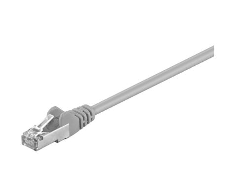 CAT 5e Kabel łączący, SF/UTP, Szary - Długość kabla 1 m