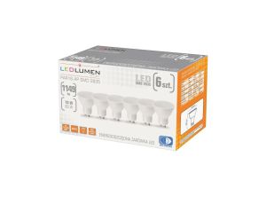 Zestaw 6x Żarówka LED GU10 PAR16 10W=80W 1149lm Mocna Brak Migotania 4000K