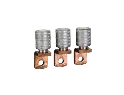 Końcówki kablowe aluminiowe 150mm2 do wyłącznika Compact NSX250 3 szt. LV429504