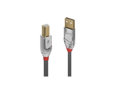 Kabel USB 2.0 typu A na B o długości 7,5 m, Cromo Line