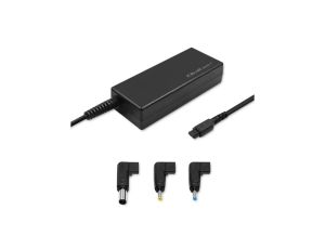 Qoltec Zasilacz specjalizowany do HP 65W SmartPlug 3 wtyczki +kabel zasilający