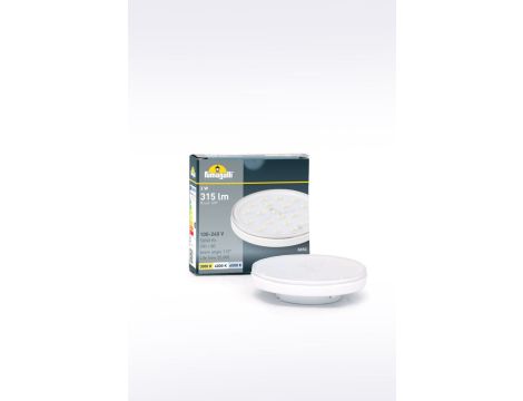 Źródło światła Fumagalli LED CCT GX53 3W 3000K/4000K/6500K mleczna 230V biały / tworzywo sztuczne