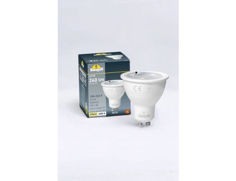 Źródło światła Fumagalli LED CCT GU10 2,9W 2700K/4000K 390lm 230V biały / tworzywo sztuczne