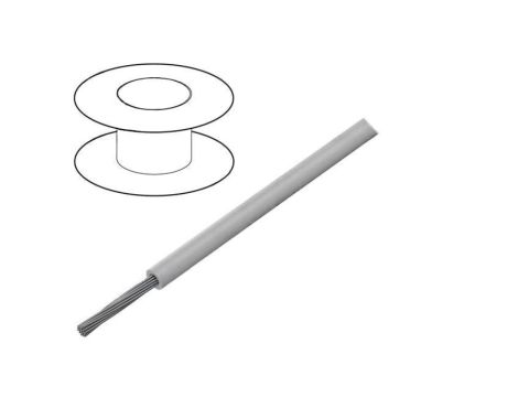 Przewód HookUp Wire linka Cu 26AWG PTFE ciemnoszary 600V 30,5m 5853/19 SL005