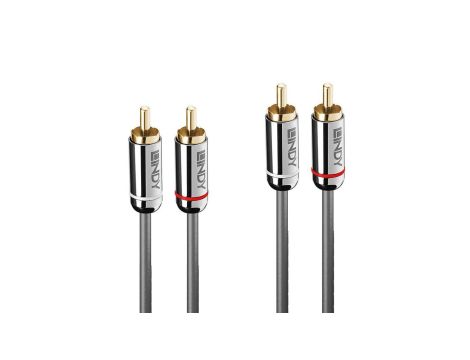 Kabel audio Dual Phono 2 m, Cromo Line