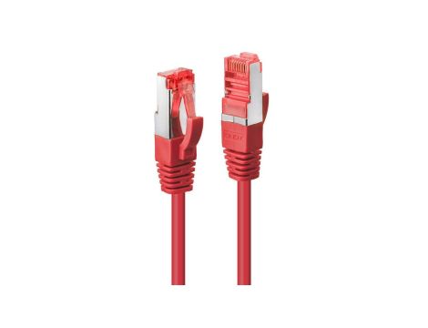 Kabel sieciowy kat. 6 S/FTP 0,5 m, czerwony