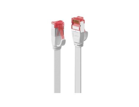 Płaski kabel sieciowy kat. 6 U/FTP o długości 2 m, biały