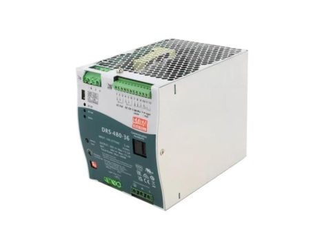 Zasilacz buforowy, na szynę DIN, 480W, 10,2A, 36VDC, 90...305VAC DRS-480-36