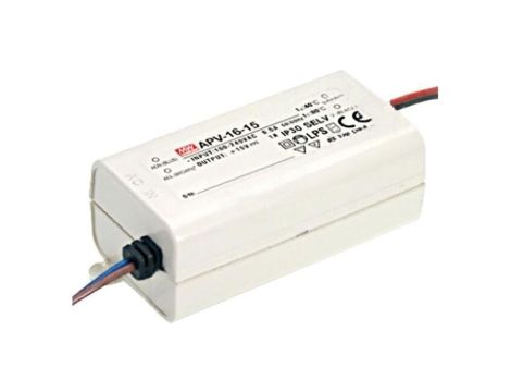 Zasilacz impulsowy, LED, 13W, 2,6A, 5VDC, 90...264VAC APV-16-5