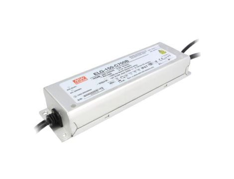 Zasilacz impulsowy, LED, 150W, 0,7A, 180...295VAC, 107...214VDC ELG-150-C700B