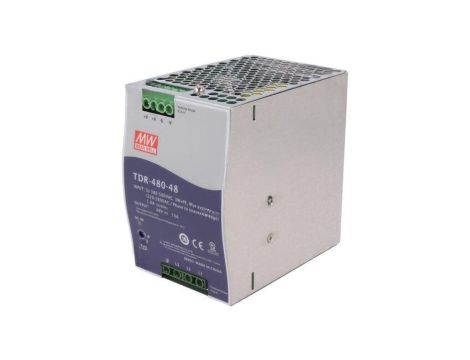 Zasilacz impulsowy, na szynę DIN, 480W, 10A, 48VDC TDR-480-48