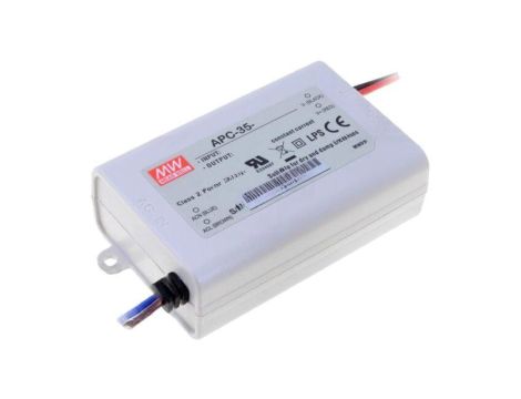 Zasilacz impulsowy, LED, 34W, 1,05A, 90...264VAC, 11...33VDC APC-35-1050