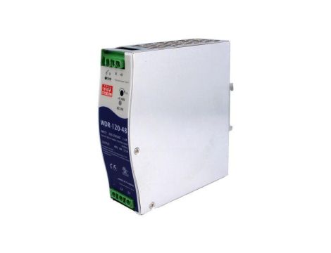 Zasilacz impulsowy, na szynę DIN, 120W, 2,5A, 48VDC, 180...550VAC WDR-120-48