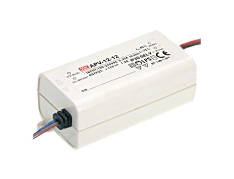 Zasilacz impulsowy, LED, 10W, 2A, 5VDC, 90...264VAC APV-12-5
