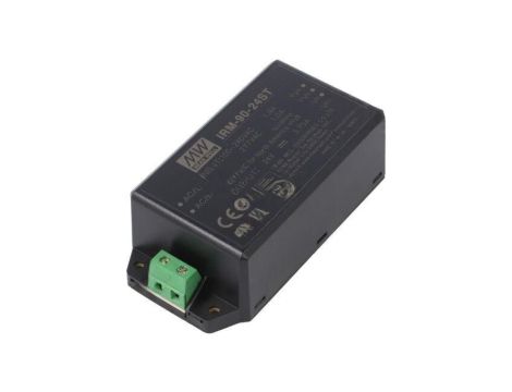 Zasilacz impulsowy, do wbudowania, modułowy, 90W, 3,75A, 24VDC IRM-90-24ST