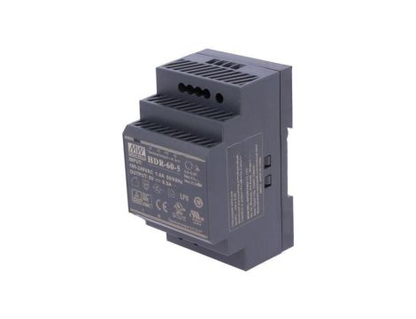 Zasilacz impulsowy, na szynę DIN, 32,5W, 6,5A, 5VDC, 85...264VAC HDR-60-5