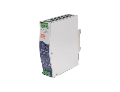Zasilacz impulsowy, na szynę DIN, 50W, 10A, 5VDC, 180...550VAC WDR-60-5