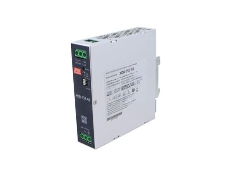 Zasilacz impulsowy, na szynę DIN, 75W, 0...1,6A, 48VDC, 85...264VAC XDR-75E-48