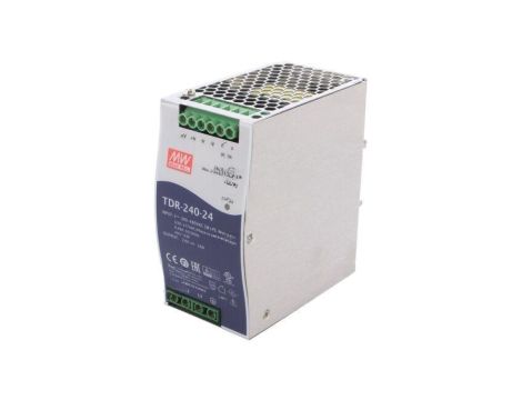 Zasilacz impulsowy, na szynę DIN, 240W, 10A, 24VDC, 3x340...550VAC TDR-240-24