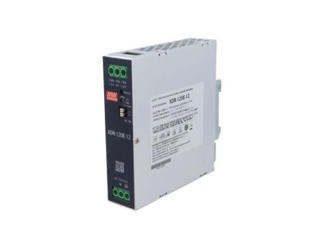 Zasilacz impulsowy, na szynę DIN, 120W, 0...10A, 12VDC, 85...264VAC XDR-120E-12