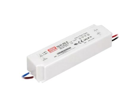 Zasilacz impulsowy, LED, 30W, 5A, 5VDC, 90...264VAC LPV-35-5