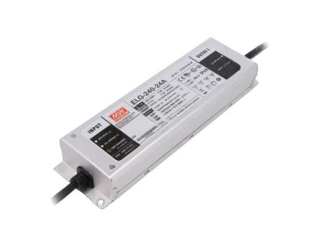 Zasilacz impulsowy, LED, 240W, 5...10A, 24VDC, 100...305VAC ELG-240-24A