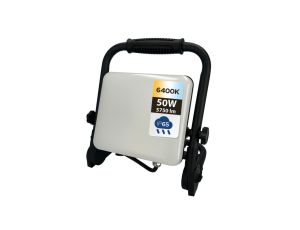 Naświetlacz przenośny LED 50W, 5750lm, 6400K, IP65, 100-265V, czarny, PEGASUS/W HOROZ