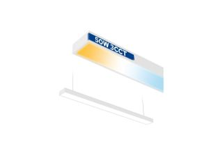 Oprawa liniowa LED 118cm, 50W, 4000lm, IP20, 3CCT, biała, FORTIS HOROZ