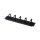 Organizator kablowy 19 2U, 5x uchwyty stalowe, 85x60mm, czarny DN-19 ORG-2U-SW