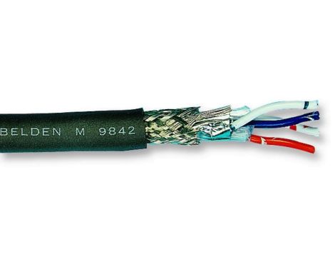 Kabel do magistral szeregowych RS485 2x2x24AWG linka PVC szary BL-9842.0030 /30m/
